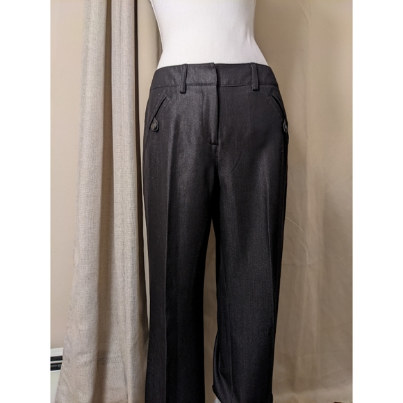 Luxe Grey Trouser Dress Pants - Picture 3 of 10